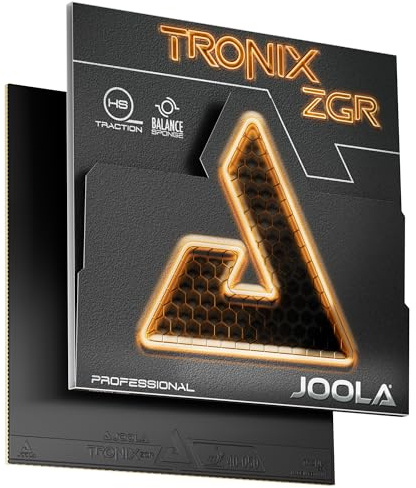 JOOLA Tischtennis-Belag TRONIX ZGR Schwarz Max
