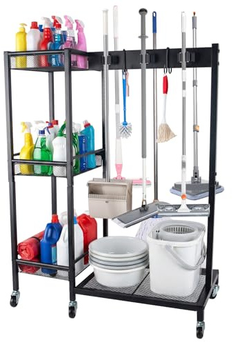 Besenhalter Reinigungswagen Organizer,