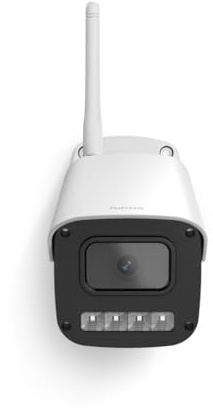 Hama Überwachungskamera WLAN (WLAN Kamera f. außen, Outdoor-Kamera mit Sprach- u. App-Steuerung, wetterfeste Außenkamera mit Bewegungsmelder, Nachtsicht, 2-Wege-Audio, Aufzeichnung, 1080p) weiß