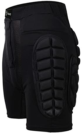 WEITING Schutzhosen Gepolsterte Protektorhosen Schutz Shorts Für Hüfte, Und Steißbein, Snowboard Shorts Herren Damen,Kurze Hose, Gepolstert Schutz Gear Für Snowboarden Skifahren Skating