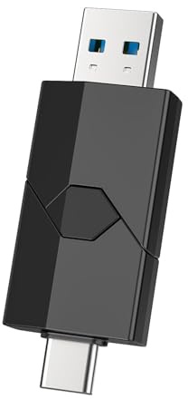 Vansuny USB C Stick 256GB USB 3.0 Dual USB Stick 256 GB 3.0 USB A + USB C Stick 256GB Type C OTG Speichstick Flash Drive für Handy/Smartphone/Tablet Mac/Computer