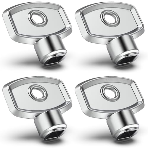 VARIOSAN Heizkörper Entlüftungsschlüssel 13965, 4 Stück, 5 mm, universal für jede Heizung