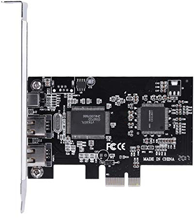 Cuifati PCIe Firewire-Karte für 10, IEEE 1394 PCI Express-Adapter-Controller 4 Anschlüsse (3 x 6-polig und 1 x 4-polig), 1394a PCI-E Firewire 800-Adapter für 7/8/Mac OS mit
