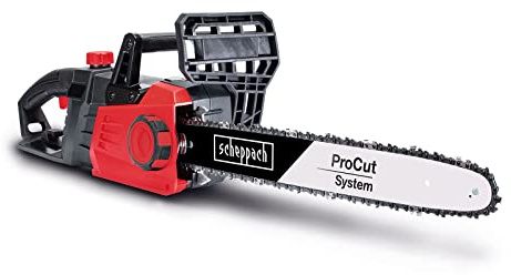 Scheppach Elektro Kettensäge CSE2700 | 2700W Leistung | 44cm Schnitt-Ø | 455mm ProCut Schwert & Kette | autom. Kettenschmierung | Handschutz mit integrierter Kettenbremse | Werkzeuglose Kettenspannung