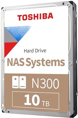 Toshiba N300 NAS Festplatte 10 TB SATA 3.5 intern 6Gb/s 7200 rpm Puffer: 256 MB
