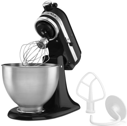 KitchenAid KÜCHENMASCHINE MIT KIPPBAREM MOTORKOPF 4,3 L – CLASSIC - Onyx schwarz 5K45SSEOB