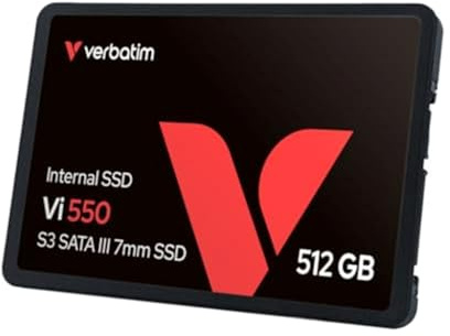 Verbatim Vi550 S3 SSD 512 GB 2,5 - Interne Solid State Drive - 3D NAND-Technologie - schwarz
