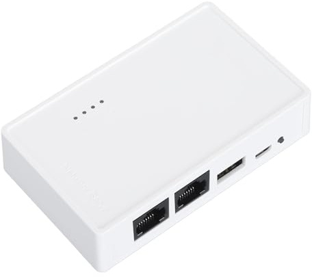 Plyisty USB-Wireless-Druckserver, Druckserver mit 10/100 Mbit/s LAN/Bridge, Unterstützt Kabelgebundene/kabellose/Standalone-Modi, für Windows, und Alle RAW-unterstützten