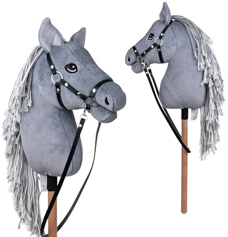 Pink Papaya Stehpferd Lissy, Einhorn XXL 105 cm, Pferd zum Draufsitzen | Großes Plüschpferd zum Reiten & Draufsitzen, belastbar bis 100 kg: Stehpferd 105 cm, Spielpferd, Reitpferd XXL für Kinder