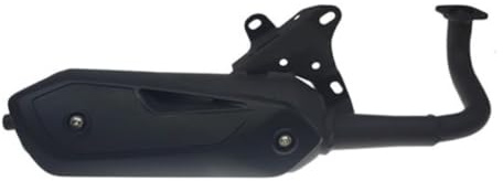 Auspuff Silent PRO passend für CPI, Keeway, Generic, ATU Explorer 50ccm – leise Sportauspuffanlage mit E-Prüfzeichen – optimiert für Drehmoment und Leistung – Euro 2 Motoren