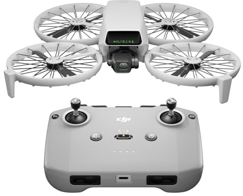DJI Flip (RC-N3), Drohne mit 4K UHD Kamera für Erwachsene, < 249 g | 3-Achsen-Gimbal, 13 km Videoübertragung, Handstart, autom. Rückkehr, 1 Akku, 31 min Flugzeit, Intelligent Flight