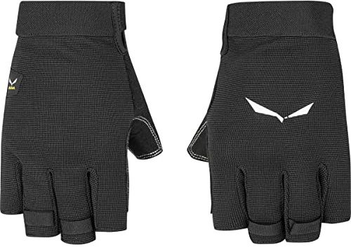 Salewa Via Ferrata Durastretch Handschuhe, Schwarz, L