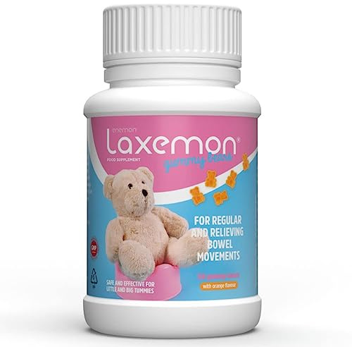 Laxemon Gummibärchen für Kinder, 50 Stück | Kulturen-Komplex Darmsanierung, Abführmittel