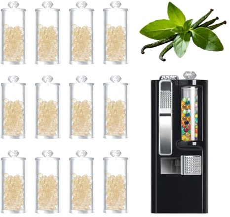 YayaVrillant Premium Menthol Kapseln 1200er Set, DIY Menthol Filter Kugeln, inkl. Box zur Aufbewahrung der aromatischen Click Hülsen Kugeln (Vanille)