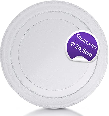 Viоks.pro Mikrowelle Drehteller Ø 245mm Ersatz für LG 3390W1G005D