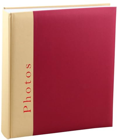 Ideal Chapter Fotoalbum in 30x30 cm 100 Seiten Foto Album Buchalbum Jumbo: Farbe: Bordeaux