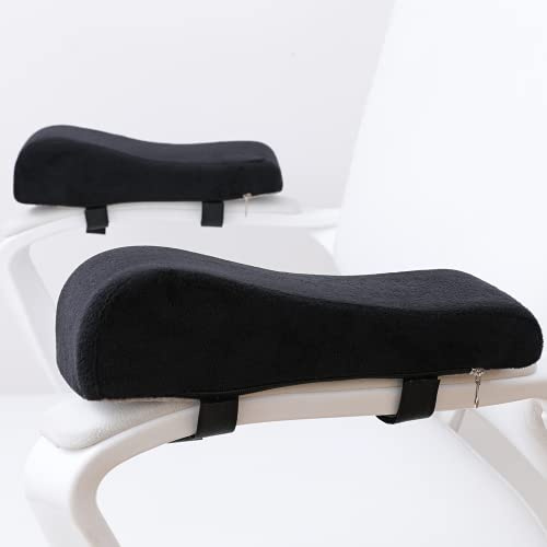 LargeLeaf Stuhl Ergonomische Armlehne Kissen Ellbogen Kissen Druckentlastung Bürostuhl Gaming Stuhl Armlehne mit Memory Foam Armlehne Pads 2-teiliger Satz Stuhl (Ergonomic)