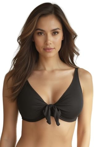 VIVISENCE Bikini BH Dame Bademode Bikinioberteil Musterlos Setteil EU 3202
