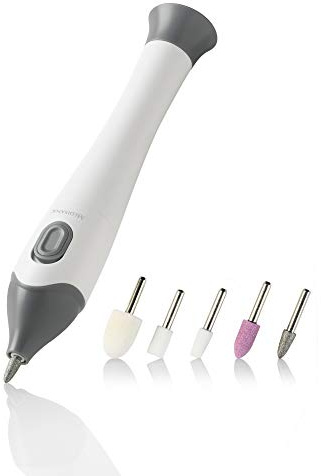 medisana MP 810 elektrisches Maniküre & Pediküre-Set mit 5 Nagelpflege Aufsätzen, für Nägel, Nagelhaut und Hornhaut