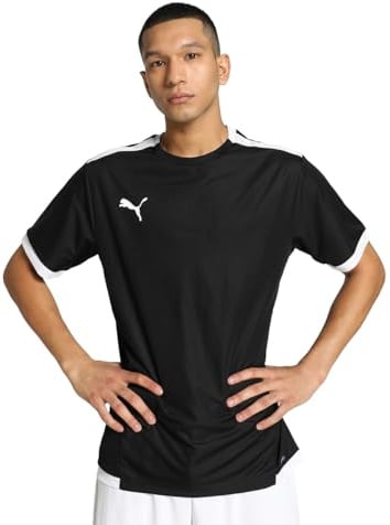 PUMA Herren Teamliga Jersey Shirt, Black White, 3XL EU