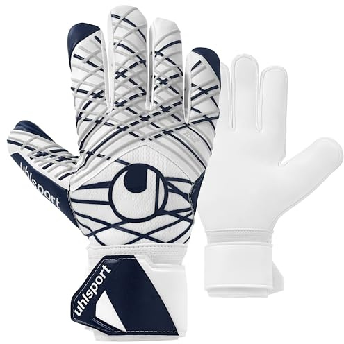 uhlsport Supersoft HN - Fussball Torwarthandschuhe für Herren und Jungs Fußball Torwart-Handschuhe mit Fingerstabilisierung - angenehm zu