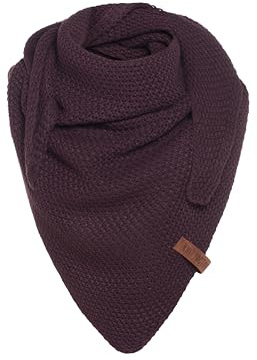 KNIT FACTORY - Coco Dreiecksschal Junior - 140x60 cm | Mädchen Strickschal mit Wolle - Halstuch für Kinder - Kinderschal - Umschlagtücher - Kinder Winterschal - Dreieckstuch
