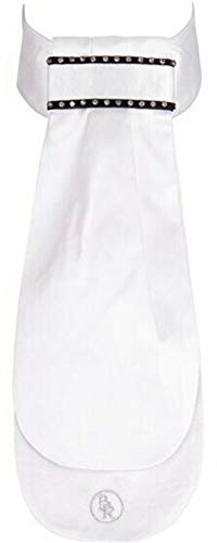 BR Plastron London Kind m/Strass - Weiß, Einheitsgröße, Satin/100% Polyester, Klettverschluss - Reiter, Equestrians - Kinder - Female - Festliche Anlässe - Plastron