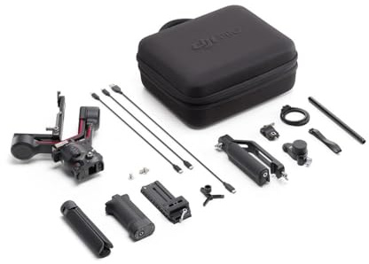 DJI RS 3 Combo – 3-Achsen Gimbal-Stabilisator für DSLR- und spiegellose Kameras, 3 kg Zuladung, automatische Achsensperren, 1,8 Touchscreen, RS-Stabilisierungsalgorithmus der 3. Generation, schwarz