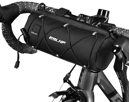 Rarapop Lenkertasche Fahrrad, Fahrradtasche vorne Lenker, Aufbewahrungstasche mit Schultergurt für Mountainbike, Rennrad