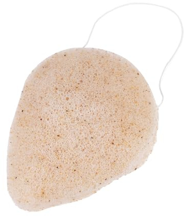 FIXOSHEE Peeling Schwamm Gesichtsreinigung Konjak Puff Biologisch Abbaubar Sanftes Makeup Entfernen Schwamm für Empfindliche Haut Tägliche Anwendung und Porenreinigung