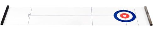 Clown -Games - Clown Games (120 cm) Tisch Haut Curling Game mit 8 Steinen - 1 zählen