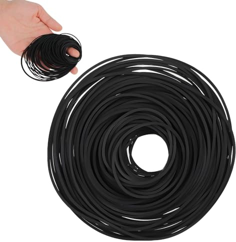 100 Stück Vierkantriemen für Kassettenmaschine, Recorder Gummiriemen 26-120 mm Universal Square Cassette Machine Belt Kassettenrecorder Reparatur für Recorder Walkman Repeater, 1 mm Breite