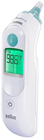 Braun ThermoScan IRT6515 Ohrthermometer mit farbcodierter Digitalanzeige, ExacTemp Stabilitätsanzeige, Baby- und Säuglingsfreundlich, Nr. 1 Marke, empfohlen von Kinderärzten
