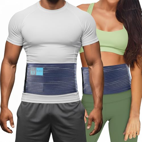 Alltägliche medizinische Nabelhernie Gürtel - für Damen und Herren - Übergröße Bauchhernie Binder für Bauchnabelbruch Hernie Unterstützung - für Inzisional, epigastric, ventral, Leistenhernie - L/XL