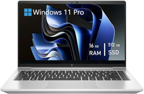 HP EliteBook 645 G9 Business Notebook - 14 Zoll FHD (1920x1080) - AMD Ryzen 5 Pro 5675U - 16GB RAM - 512GB SSD - QWERTY Tastatur - Windows 11 Pro (Generalüberholt)