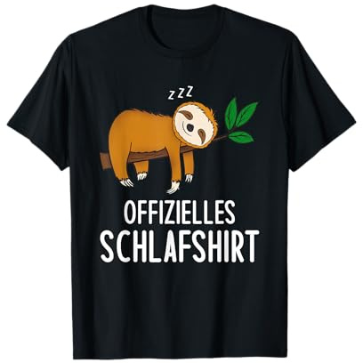 Offizielles Schlafshirt Faultier T-Shirt
