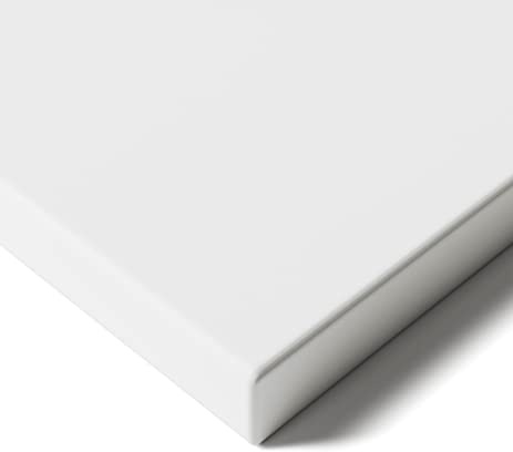Desktronic Tischplatte 180x80 cm Schreibtischplatte – Perfekt für höhenverstellbare Schreibtische, Esstische und mehr – Made in Europe – 25 mm stabile Tischplatte langlebig (Weiß)