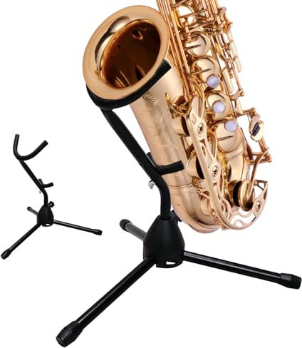 Tenor Saxophon Ständer, Klappbarer Saxophonständer, Stabiler Halt Verstellbarer Halter Für Orchesterstudioheimbandschule, Für Heimunterricht Auftritt Und Proben