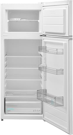 SHARP Einbau-Kühlschrank SJ-LD110E0XS-EU mit 4*Gefrierfach/Breite 54 cm / 88er Nische (Schlepptür) / 112L Volumen, davon 16L im Gefrierfach / 33dB / LED-Innenbeleuchtung/Elektronische Steuerung