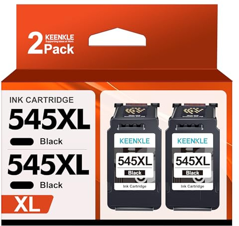 PG-545XL 545 XL Schwarz Druckerpatronen für Canon PG 545 XL 545XL, für Canon Pixma TS3450 MG2550S MG2555S TR4550 TR4551 TS3150 TS3151 MG2950 MG3050 MX490 MX495 iP2850 MG2450 MG3053 Druckers (2er-Pack)