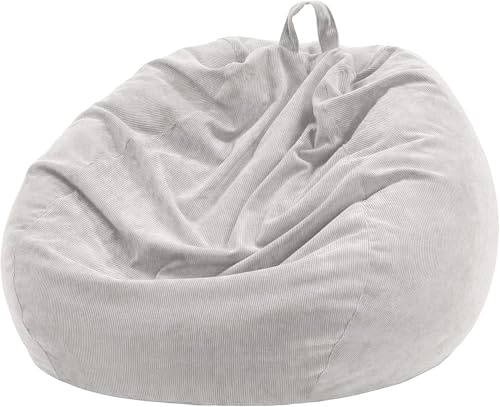 Nobildonna Sitzsackstuhl für Kinder und Erwachsene, nur Bezug (Keine Füllung) für Sofa-Stofftiere, 110 x 89 cm