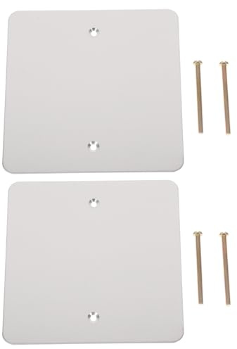 Angoily Steckdosen Blindabdeckung 2 Stück Decken abdeckungen Blindabdeckung Wandplatte Steckdosenabdeckungen steckdosen abdeckung wand Steckerabdeckungen Kabelauslass-Abdeckplatte