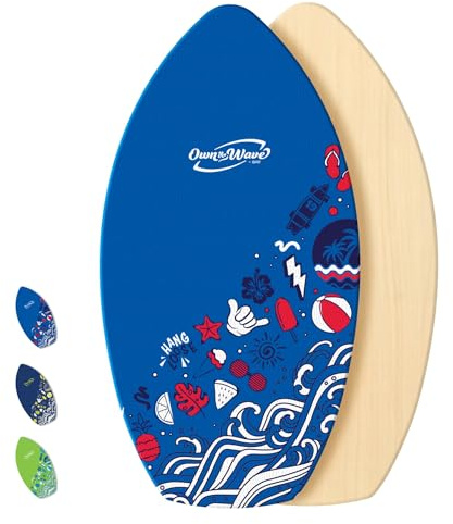 Own the Wave Skimboard "Hang Loose" (89,9 cm, blau)