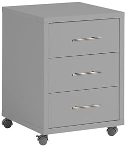 Schildmeyer Onno Rollcontainer, 147254, Holzwerkstoff, grau, 58.8 x 44.1 x 42 cm