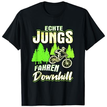 Echte Jungs Fahren Downhill Mountainbiker Downhiller MTB T-Shirt