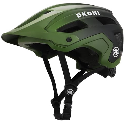 Mountainbike-Helm, Leichter MTB-Fahrradhelm mit Visier und PC-Außenschale für Erwachsene, Jugendliche, Damen und Herren