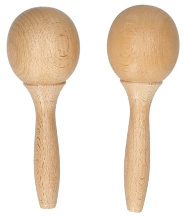 Begchy Buche Maraca, Percussion Instrument Maraca Paar Percussion Maraca für Musikinstrument 1 Paar Einfache Installation