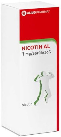 NICOTIN AL 1 mg/Sprühstoß Spray z.Anw.i.d.Mundhö. 1 St