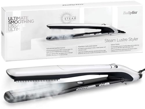 BaByliss Steam Lustre Styler Dampfglätteisen mit Surround-Steam-Technologie ST595E , 1er Pack