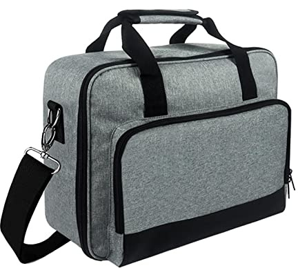 Beamertasche, Projektor Tragetasche mit Zubehörtaschen, Projektor Tasche für Transport und Aufbewahrung Beamer, Projektor Reisetasche mit Abnehmbarem Schultergurt für Meisten Projektor, 36x28x10cm
